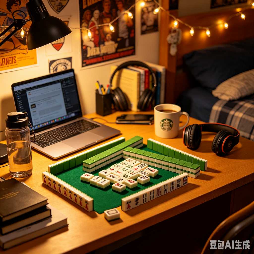 trendy color mahjong set